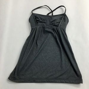 Lululemon Camisole Sports Bra Tank Top Gray sz 2